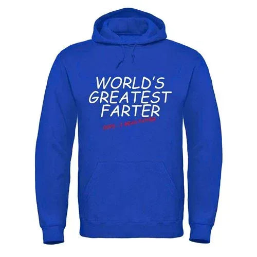 Father's Day - Greatest Farter Hoodie with Pouch Pocket and Comfy Fleece Lining - Allen-Fitness