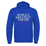 Father's Day - Greatest Farter Hoodie with Pouch Pocket and Comfy Fleece Lining - Allen-Fitness