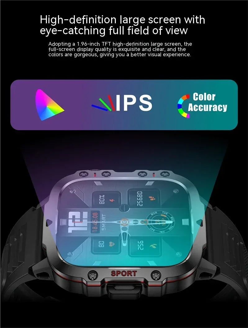 New QX11 Smart Bluetooth Watch - Health Tracking, Notifications, Touchscreen, USB Charging - Allen-Fitness