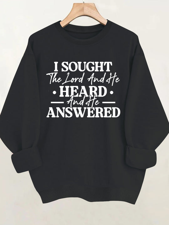 Loose velvet sweatshirt