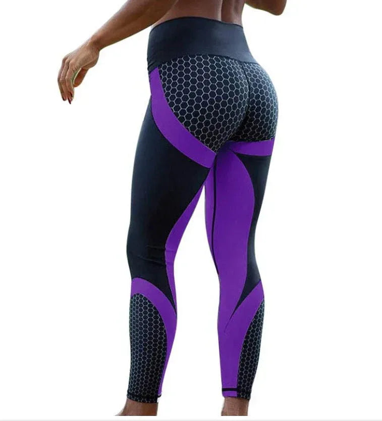 Yoga Leggings for Women - Seamless Slim Tights in Multiple Colors - Allen-Fitness