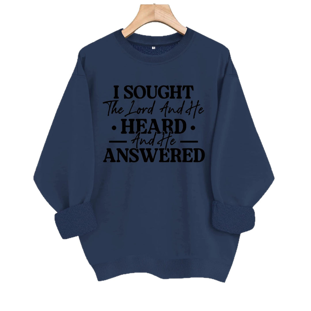 Loose velvet sweatshirt