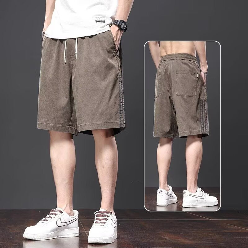 Versatile and Handsome Sports Thin Middle Pants