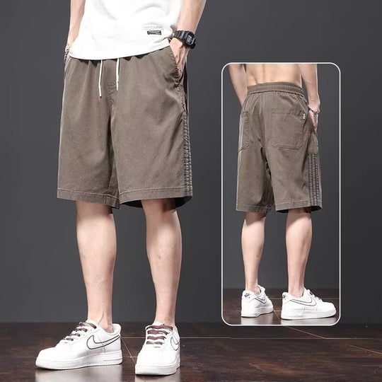 Versatile and Handsome Sports Thin Middle Pants