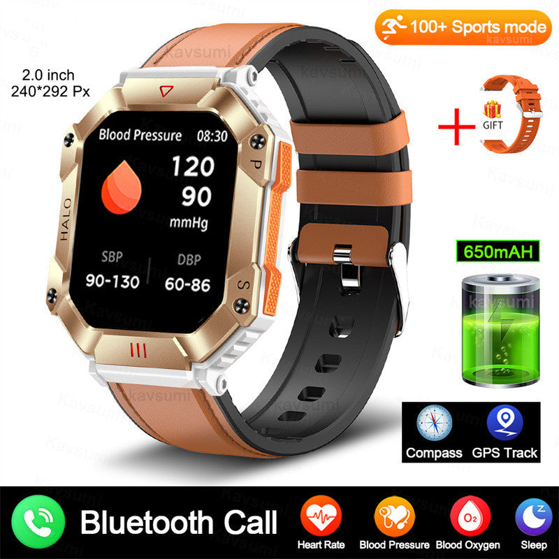 Android GPS Fitness Women's New Smart Watch featuring Bluetooth call capabilities.