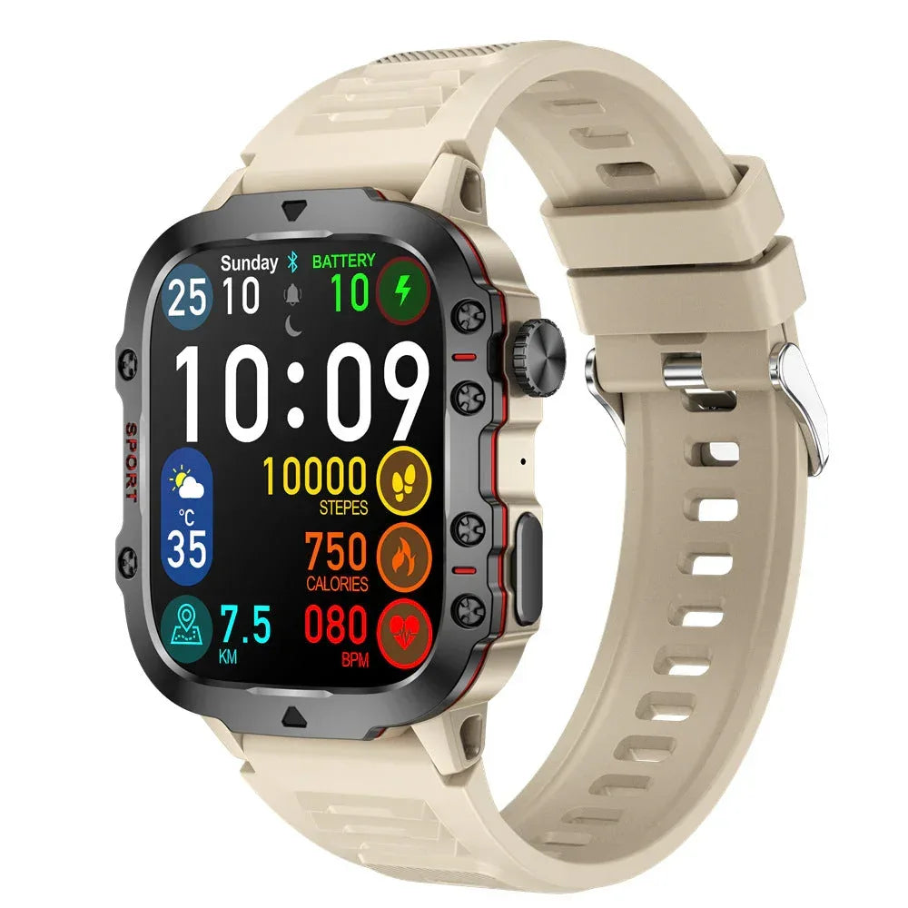 New QX11 Smart Bluetooth Watch - Health Tracking, Notifications, Touchscreen, USB Charging - Allen-Fitness