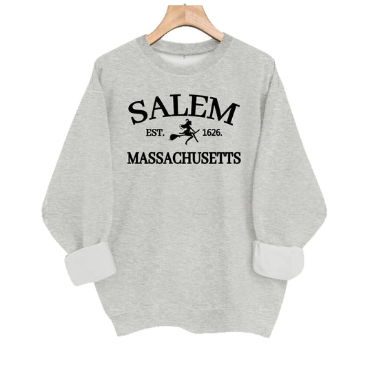 Round neck fleece sweatshirt sports sweatshirt
