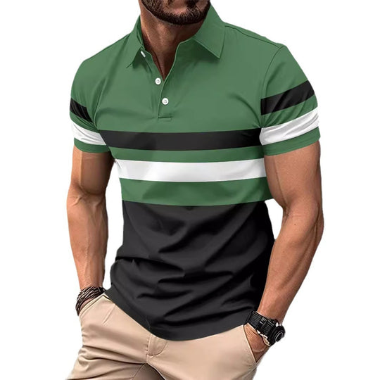 Polo striped men&