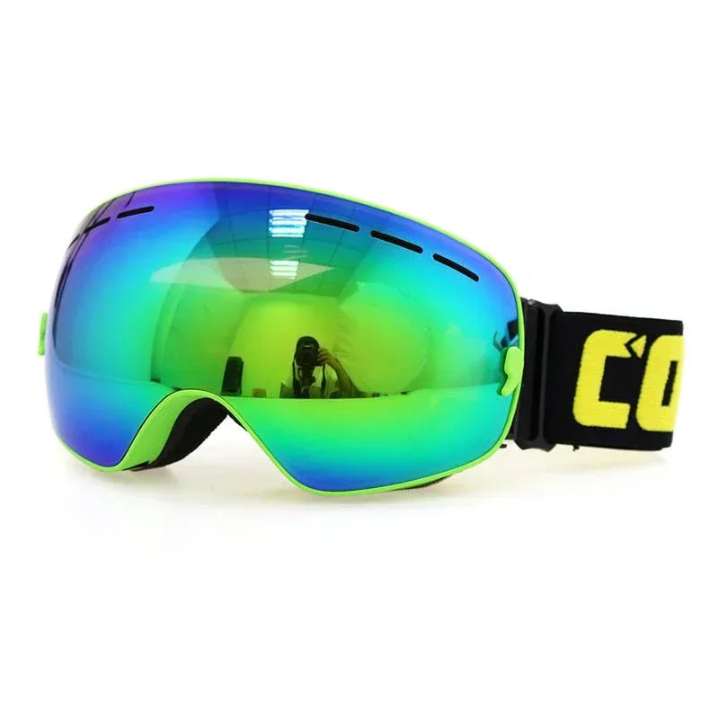 Ultimate Anti-Fog Ski Goggles for Winter Sports - Unisex &amp; Large Spherical Fit - Allen-Fitness
