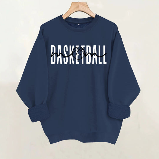 Loose velvet sweatshirt