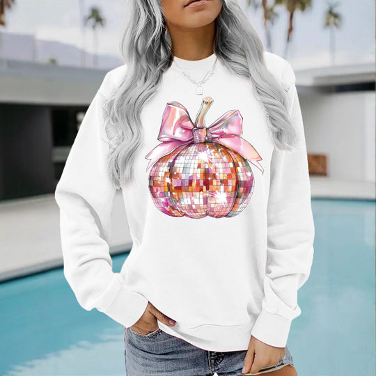Round neck sweatshirt sports sweatshirt