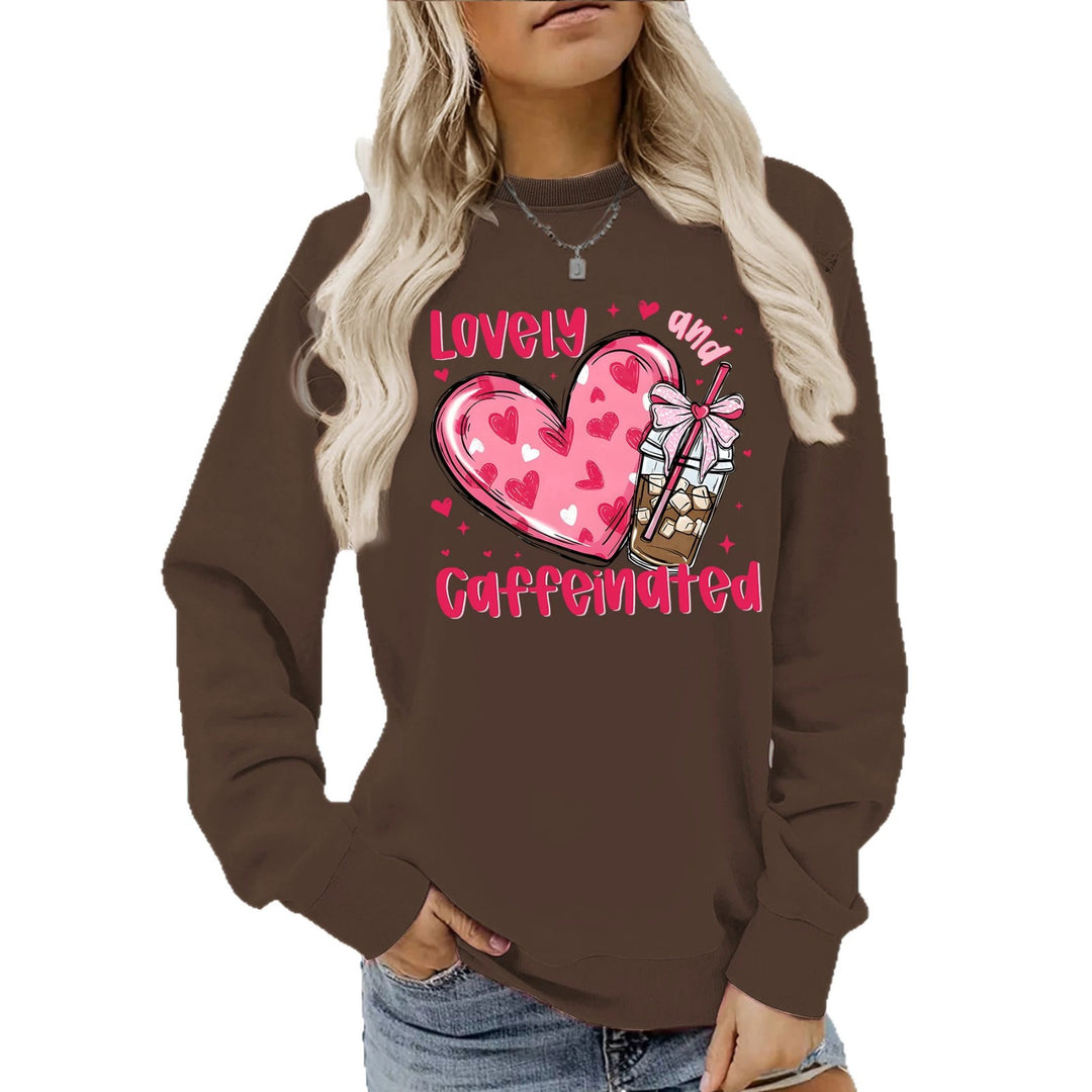 Loose velvet sweatshirt