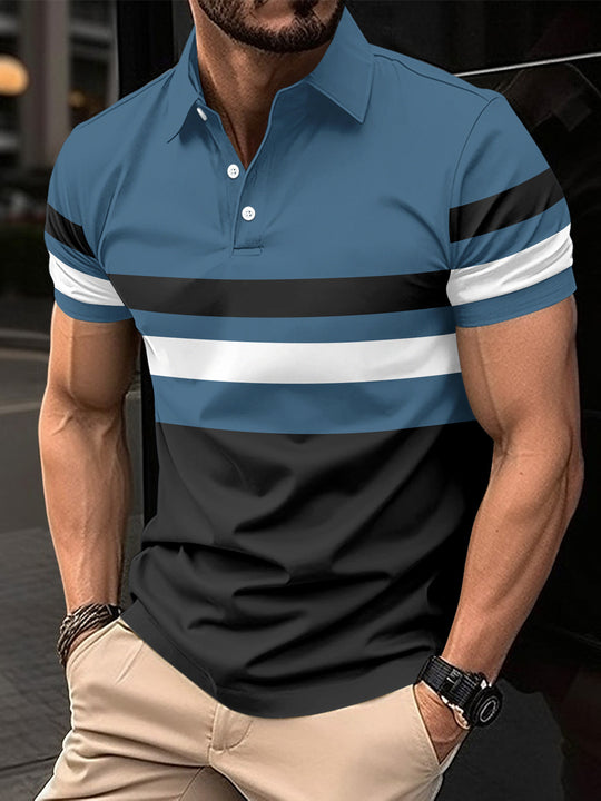 Polo striped men&