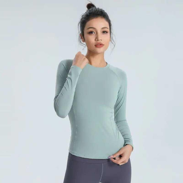 Women's Long Sleeve Alo Yoga Top | Breathable Athletic Activewear - Allen-Fitness