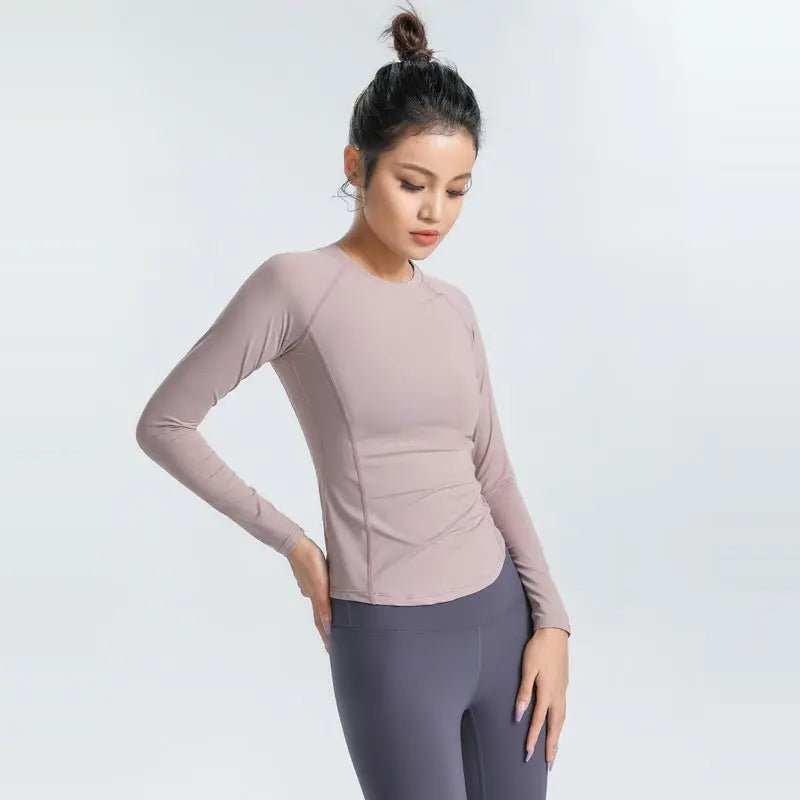 Women's Long Sleeve Alo Yoga Top | Breathable Athletic Activewear - Allen-Fitness