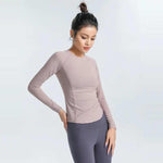 Women's Long Sleeve Alo Yoga Top | Breathable Athletic Activewear - Allen-Fitness