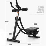 Abdominal Muscle Trainer Foldable Thin Waist Machine AB Rocket Roller Slider Belly Indoor Fitness - Allen-Fitness