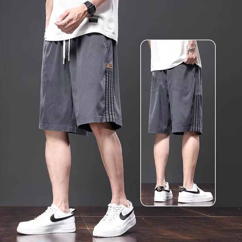 Versatile and Handsome Sports Thin Middle Pants