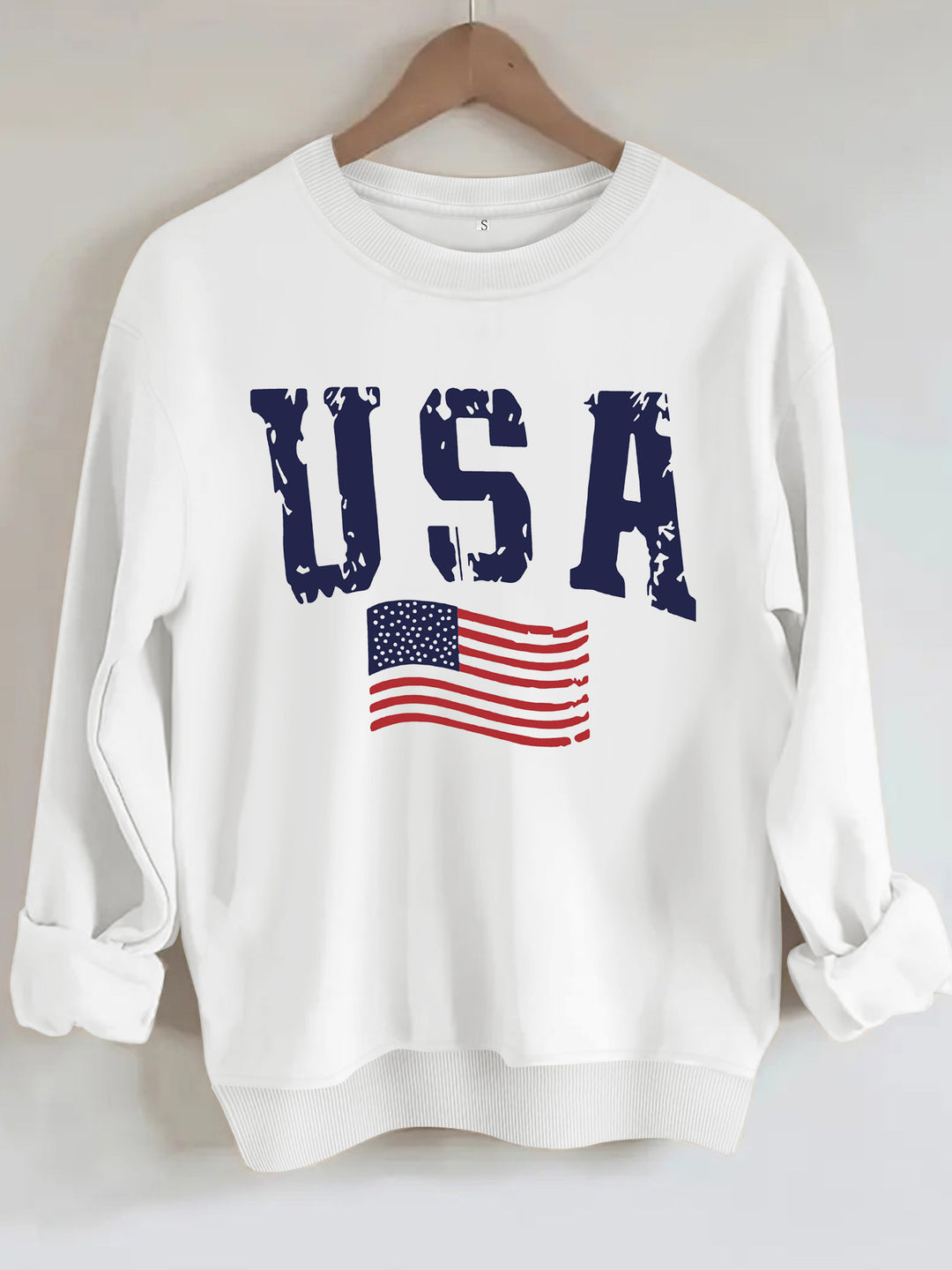 Round neck sweatshirt sports sweatshirt
