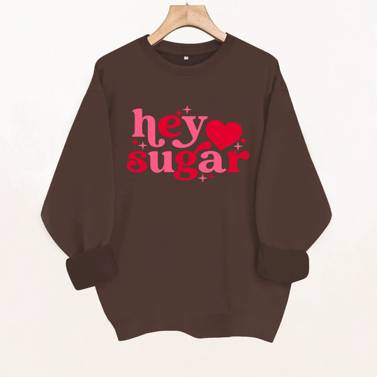Round neck fleece hoodie