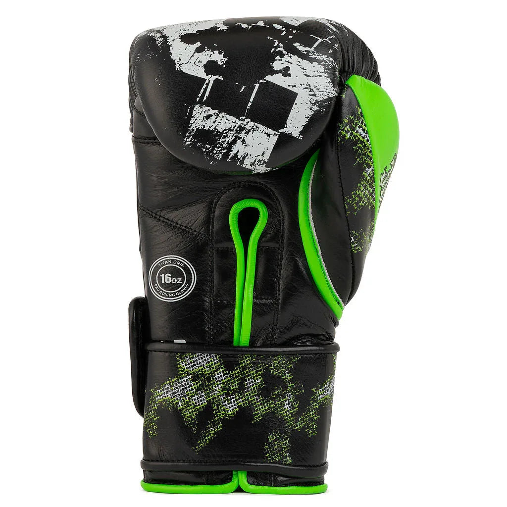 Bravose 16oz Velcro Boxing Gloves – Limited Edition Graffiti Design with Premium Synthetic Leather - Allen-Fitness