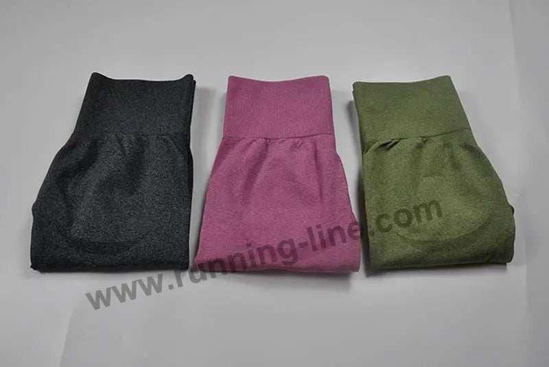 Seamless Yoga Pants - Moisture-Wicking Comfort in Stylish Brown for Gym and Everyday Wear - Allen-Fitness