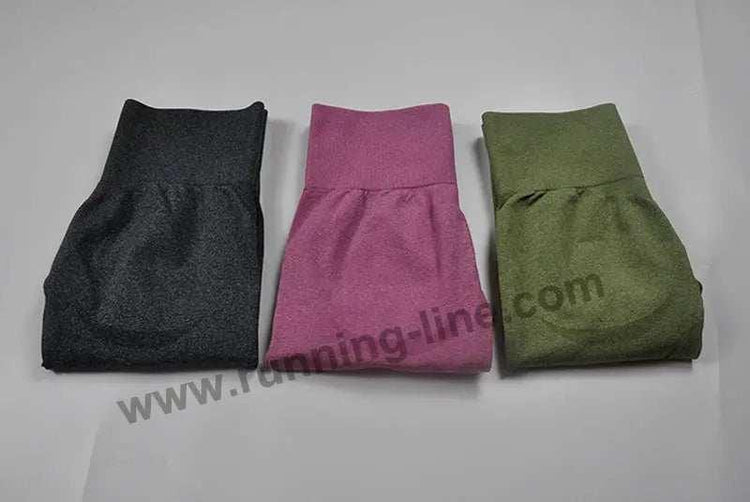 Seamless Yoga Pants - Moisture-Wicking Comfort in Stylish Brown for Gym and Everyday Wear - Allen-Fitness