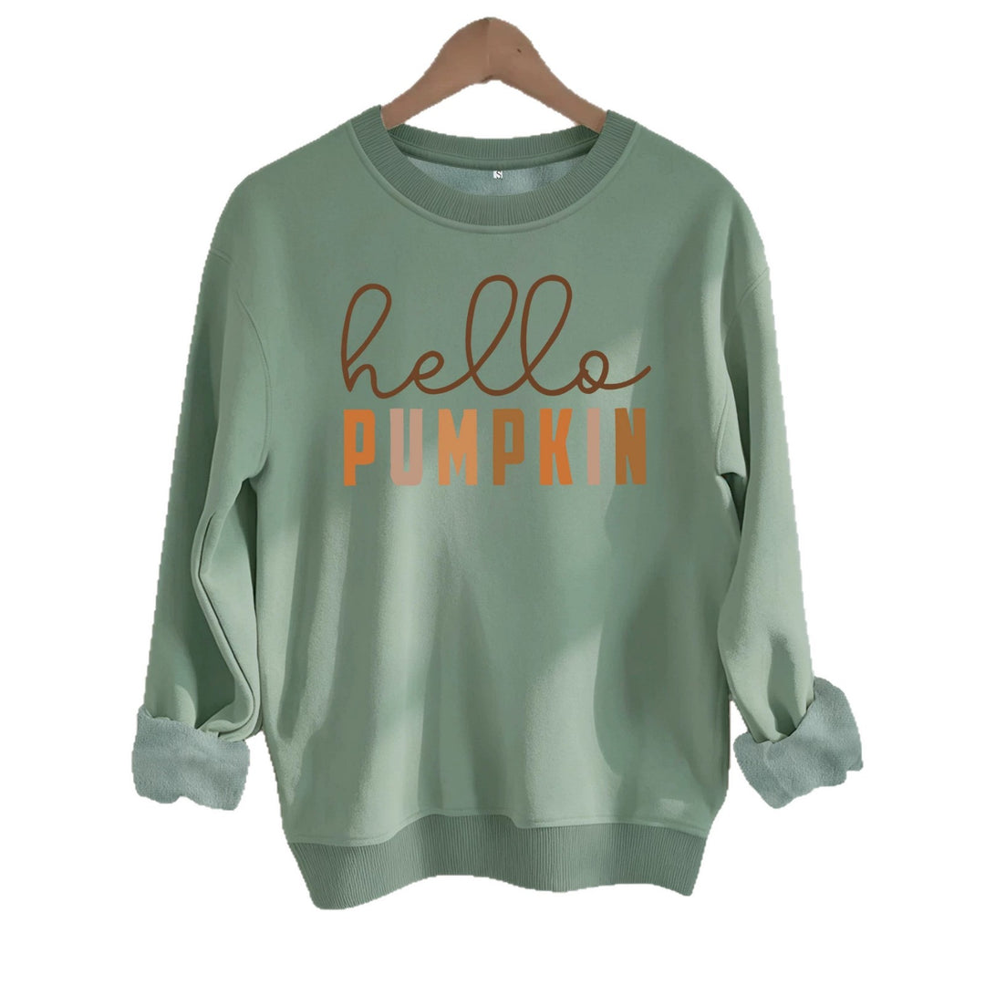 Round neck fleece sweatshirt sports sweatshirt