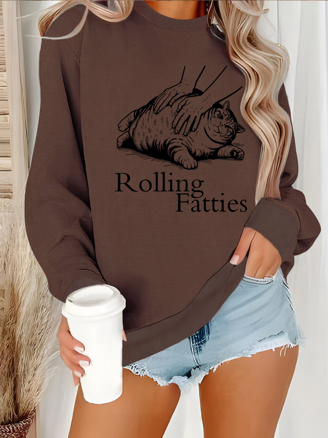 Long sleeved shirt with fleece hoodie