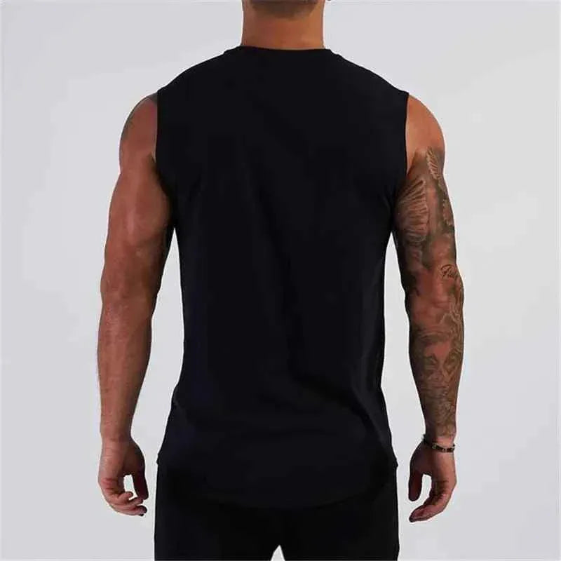 Men's Compression Gym Tank Top - Lightweight, Breathable, & Stylish Design - Allen-Fitness