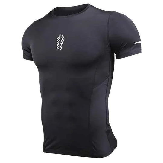 Custom Short Sleeve Sports Tops Seamless Dry Fit Sports Men&