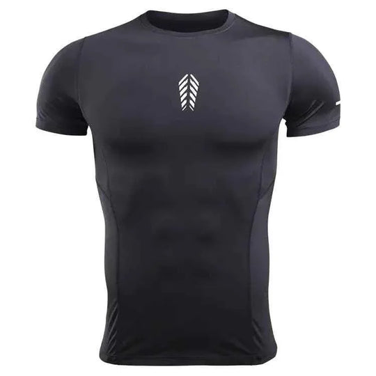 Custom Short Sleeve Sports Tops Seamless Dry Fit Sports Men&