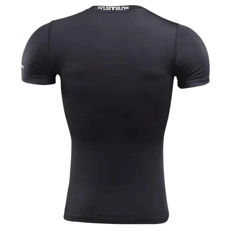 Short Sleeve Sports Tops Seamless Dry Fit Sports Mens Compression Gym Wear Men Gym Tights Gym Fitness Wear - Allen-Fitness