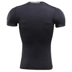 Short Sleeve Sports Tops Seamless Dry Fit Sports Mens Compression Gym Wear Men Gym Tights Gym Fitness Wear - Allen-Fitness