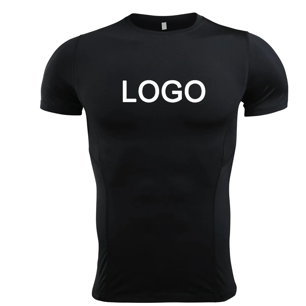 Short Sleeve Sports Tops Seamless Dry Fit Sports Mens Compression Gym Wear Men Gym Tights Gym Fitness Wear - Allen-Fitness