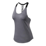 Yoga Top Vest Sports Shirt Women Backless Fitness Running Gym Crop Sleeveless Tank Tops - Allen-Fitness