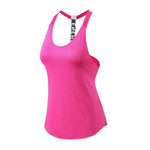 Yoga Top Vest Sports Shirt Women Backless Fitness Running Gym Crop Sleeveless Tank Tops - Allen-Fitness