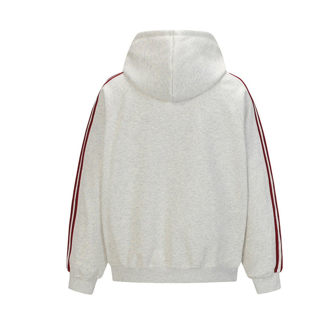 Color blocked sports hoodie for men