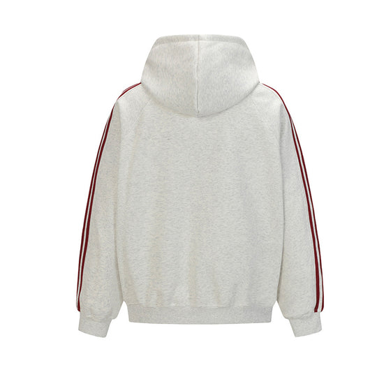 Color blocked sports hoodie for men