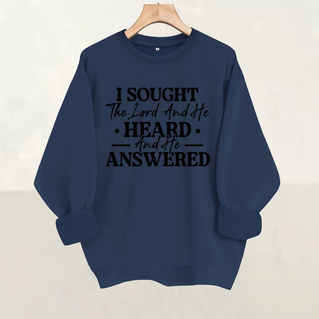 Loose velvet sweatshirt