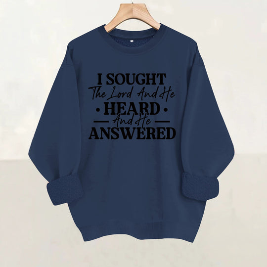 Loose velvet sweatshirt
