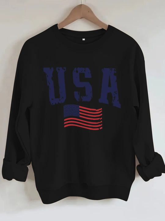 Round neck sweatshirt sports sweatshirt