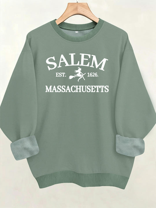 Round neck fleece sweatshirt sports sweatshirt