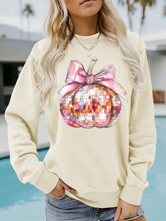 Round neck sweatshirt sports sweatshirt
