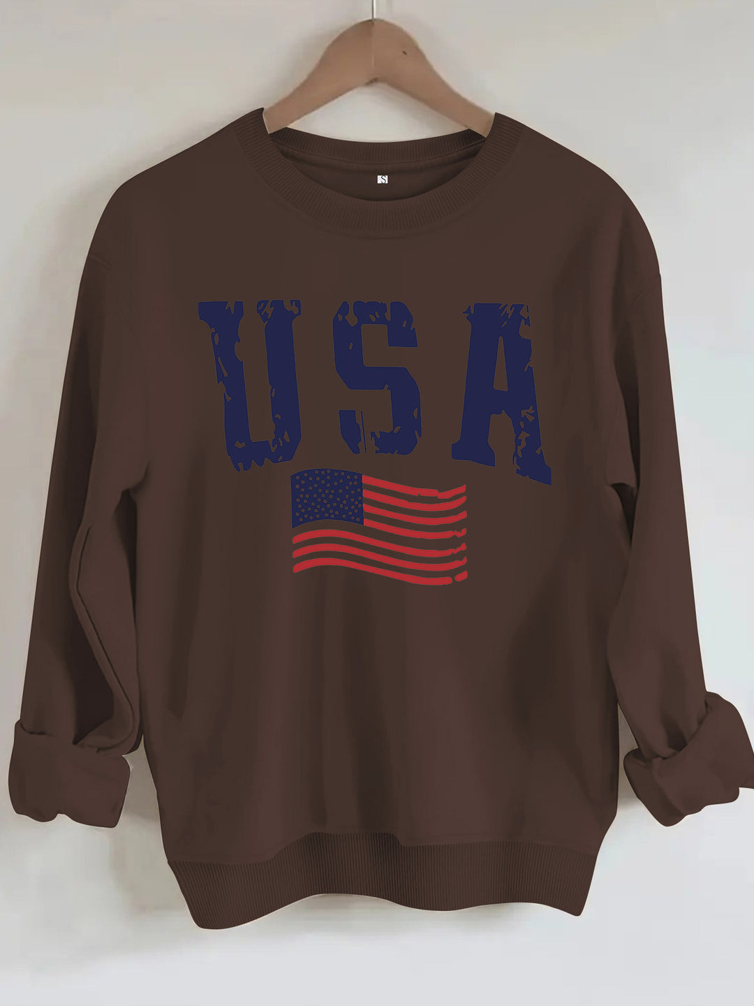 Round neck sweatshirt sports sweatshirt