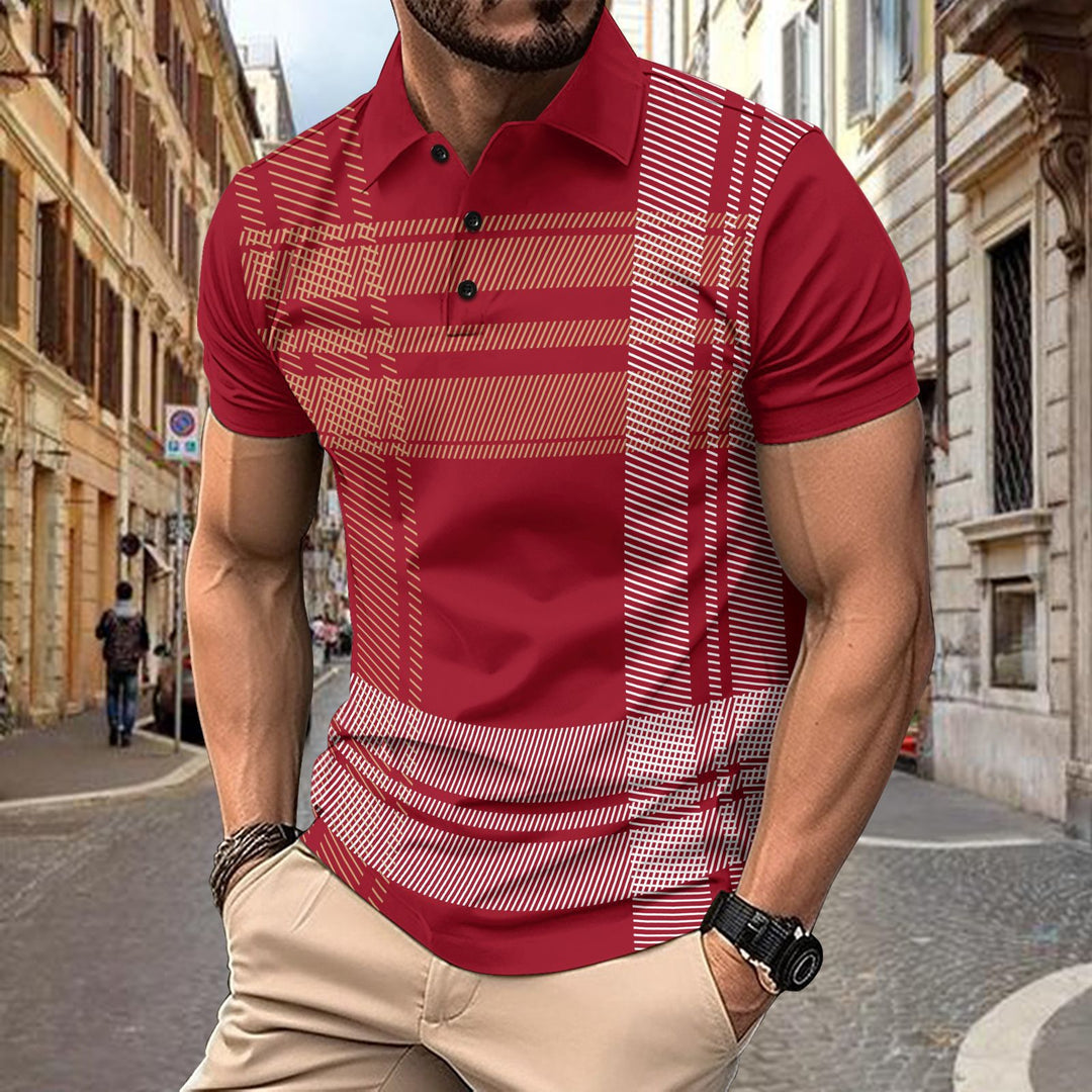 POLO printed striped men&