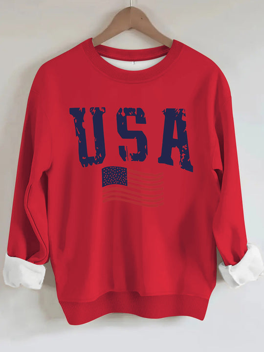 Round neck sweatshirt sports sweatshirt