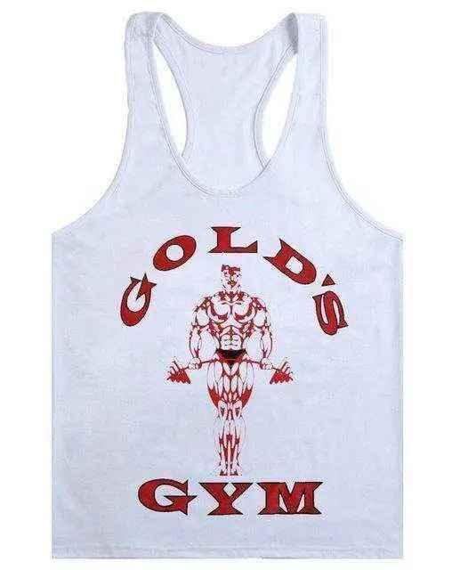 Golds Gym Tank Top for Men - 100% Cotton, Aesthetic Style - Allen-Fitness
