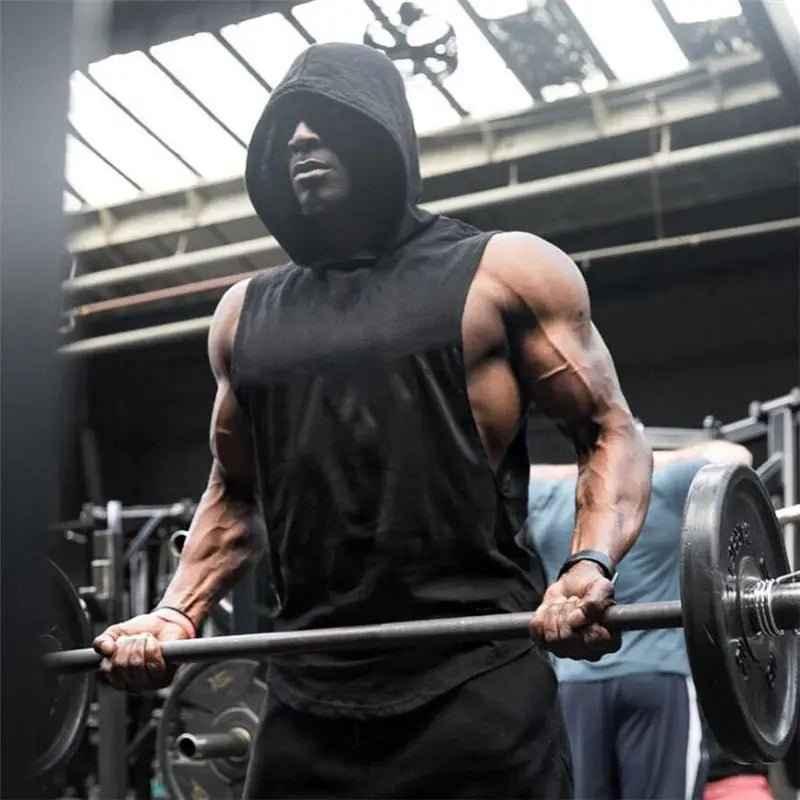 Gym Hoodies Tank Top for Men – Stylish &amp; Comfortable Workout Shirt - Allen-Fitness