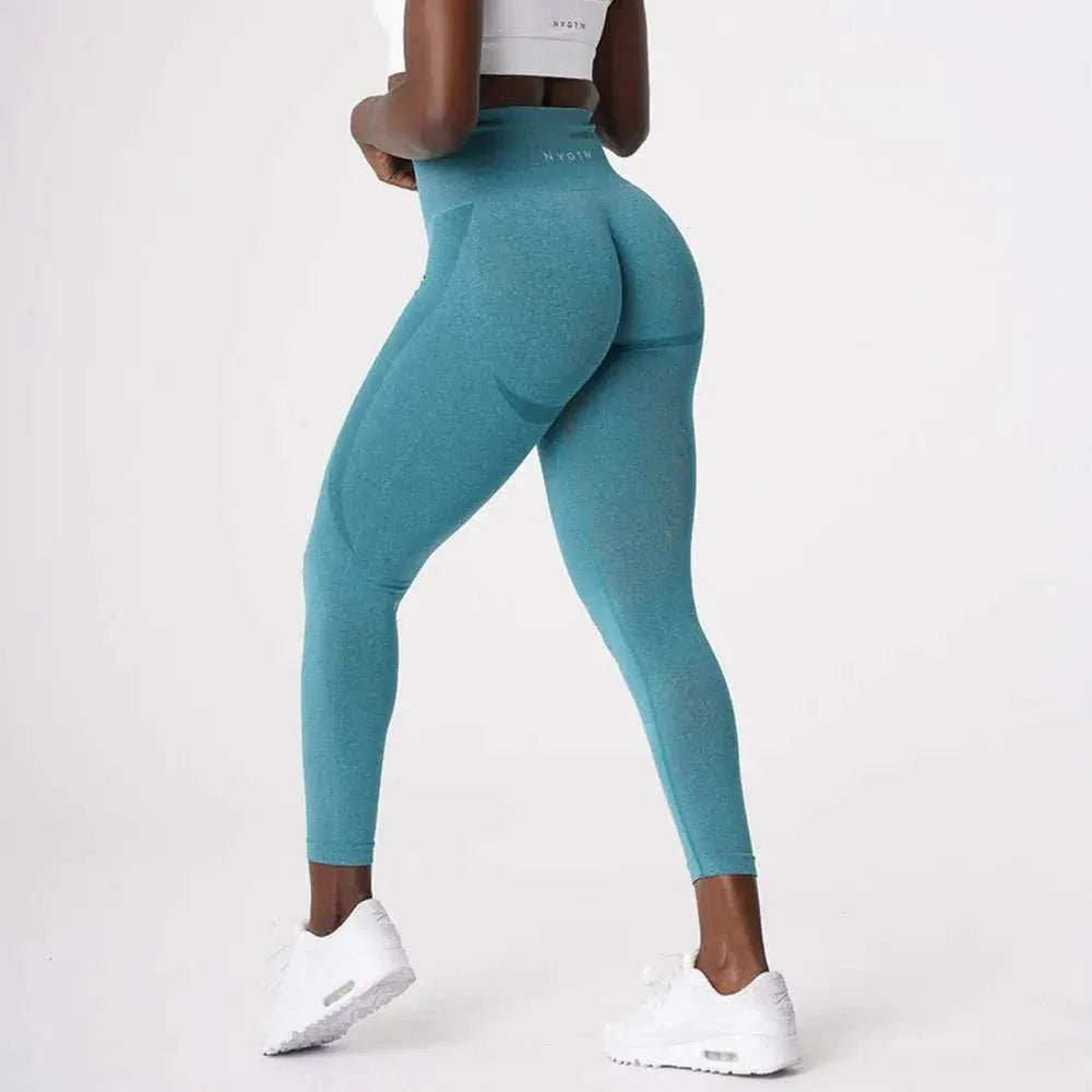 High Waist Yoga Womens Leggings - Moisture-Wicking, Comfortable Fitness Tights for Workouts - Allen-Fitness